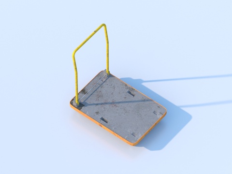  拖车 挂车 手推车 小货车 工具车3d模型 