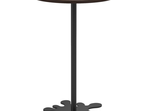  OM 单腿咖啡吧台桌，设计师 Loft PS003d模型 