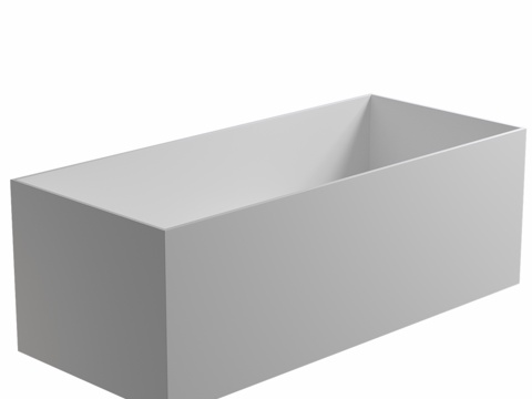  人造石浴缸 ABBER Stein AS96403d模型 