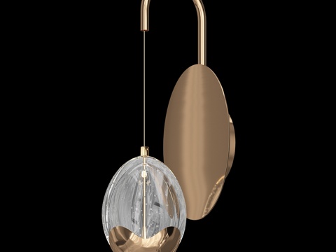 壁灯 Bertie 金 07866.33 OM3d模型