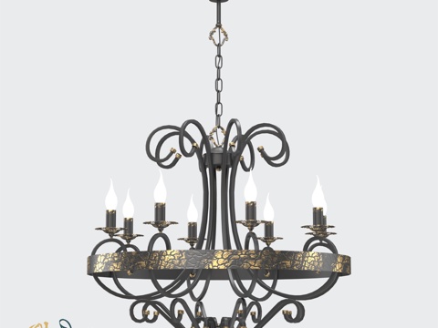  吊灯 Zoe RS109 8M3d模型 