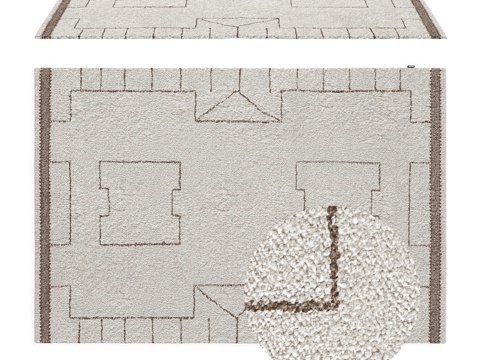  羊毛地毯 Decaro Rugs D1000013d模型 
