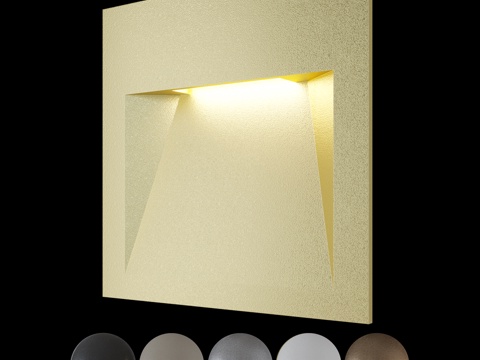  Step Light Steps S1760-GO. 金色楼3d模型 