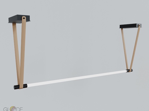  GLODE亚克力线管灯3d模型 