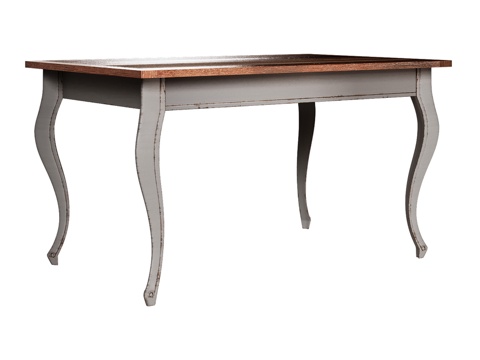  历史木餐桌 140x90 cm3d模型 