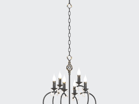  RS118 6 Selina吊灯3d模型 