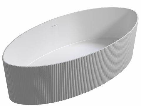  人造石浴缸 ABBER Stein AS9623d模型 