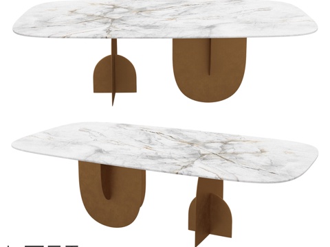  咖啡桌 LoftDesigne 6697 型号3d模型 