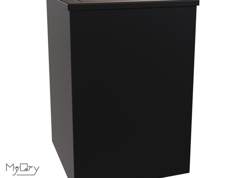  MyOry TrashBox 三格垃圾桶3d模型 