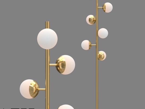  落地灯 LoftDesigne 8639 型号3d模型 