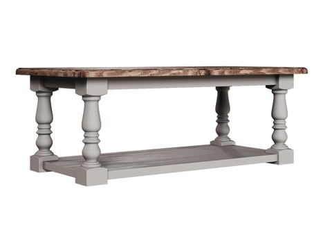  经典风格 OM 咖啡桌3d模型 