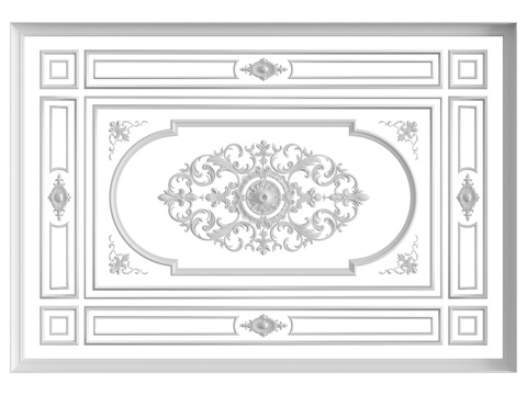 天花板组合第61号3d模型