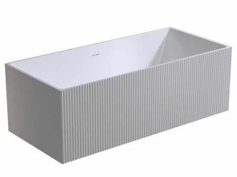  人造石浴缸 ABBER Stein AS9603d模型 