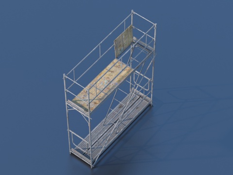  脚手架 置物架3d模型 
