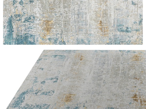  地毯“WEST HOLLYWOOD” GPRD1-灰蓝 Ar3d模型 