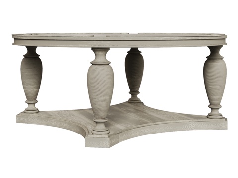  OM美式咖啡桌3d模型 