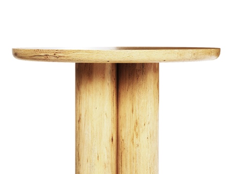  OM现代风格圆形餐桌3d模型 