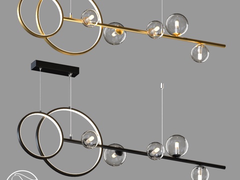  LampsShop.ru L1758 吊灯 Roxine A3d模型 