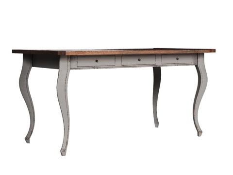  OM书桌160x80乡村风格款3d模型 