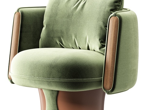  单椅 休闲椅 梳妆椅3d模型 