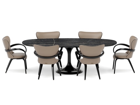  配餐桌Apriori T 240x120 (thunder3d模型 