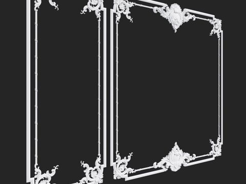  RosLepnina框架女王系列1-2款3d模型 