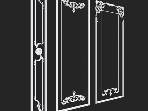  RosLepnina出品 CAMILA 系列第5-6-7号框3d模型 