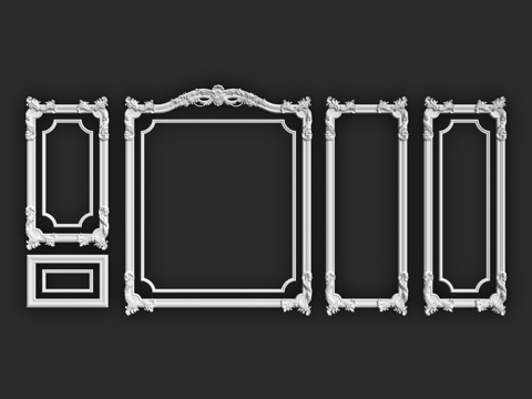  迪卡特框架-393d模型 