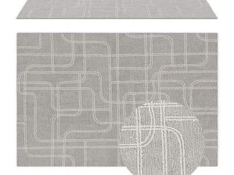  羊毛地毯 Decaro 地毯 D1000113d模型 