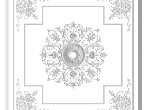  天花板组合 No. 353d模型 