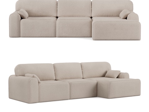  奥斯顿转角沙发3d模型 