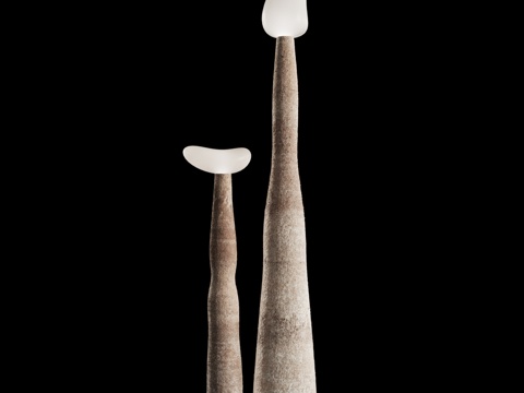  STEAM WHITE落地灯3d模型 