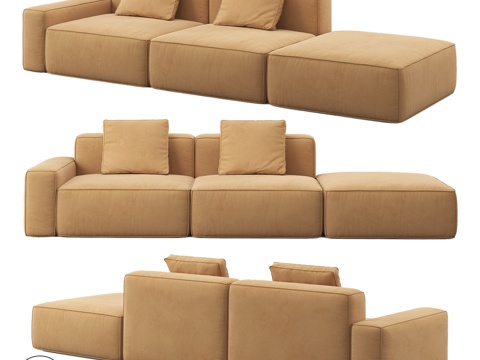  OM沙发多伦多0323d模型 