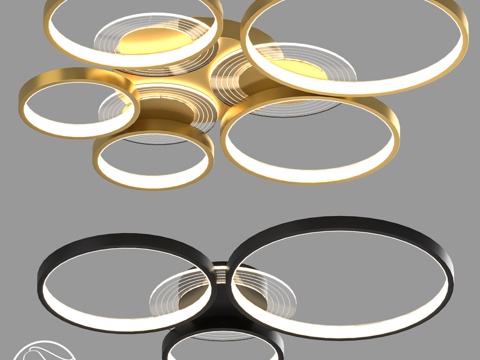  LampsShop.ru PL3215 浪漫吊灯3d模型 