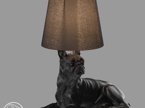  LampsShop.ru NL5064 严谨犬台灯3d模型 