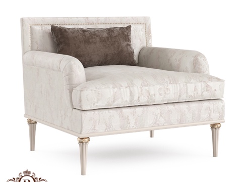  (OM) Alberto扶手椅 Romano Home3d模型3d模型 