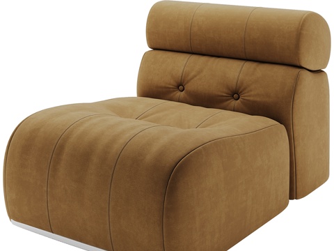  现代单人沙发3d模型 