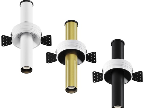  Focus T 嵌入式灯具3d模型 