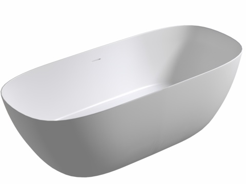  人造石浴缸 ABBER Stein AS96123d模型 