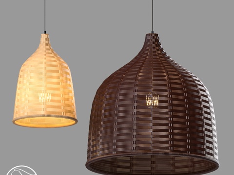  LampsShop.ru L1054 灯罩A吊灯3d模型 