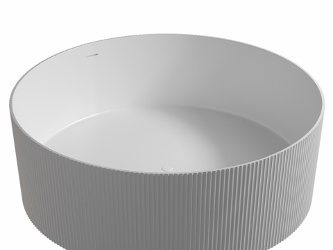  人造石浴缸 ABBER Stein AS96793d模型 