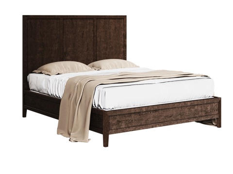  OM床180x200极简风格低脚板款3d模型 