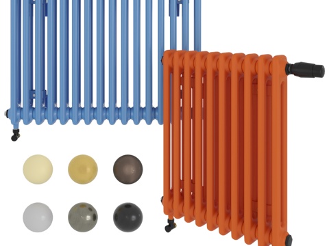  WABEH ST 2057 管状散热器3d模型 