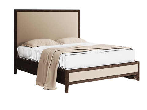 OM 180x200软头板低脚床3d模型