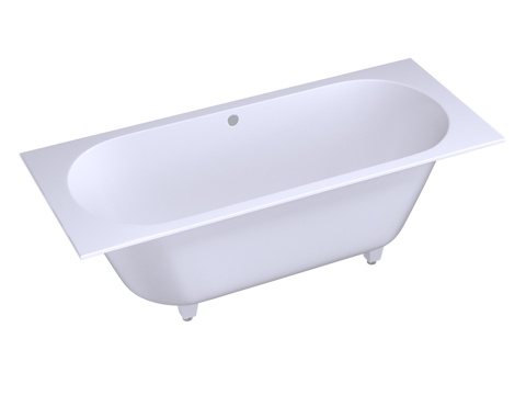  嵌入式浴缸 Salini ORNELLA AXIS 170x3d模型 