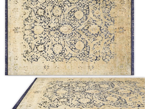  安西地毯（编号2462）3d模型 