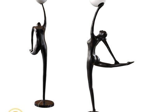  芭蕾舞者3d模型 