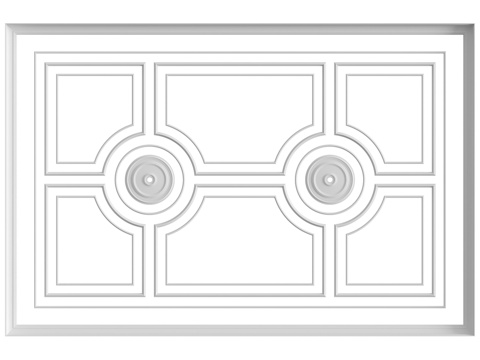  天花板组合第68号3d模型 