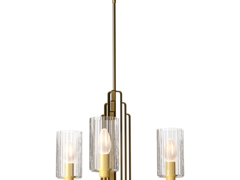 基克勒水晶吊灯 QN-KIMROSE3-BNB3d模型