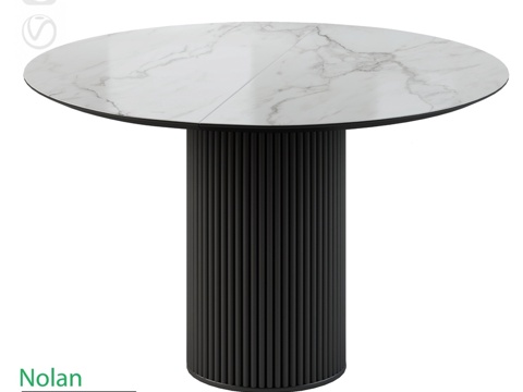  Nolan 120+40折叠桌3d模型 